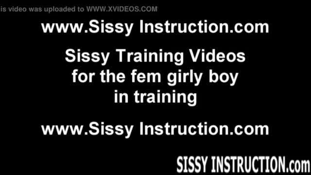 I will train you to be the perfect sissy girl