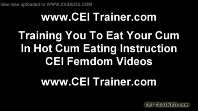 I want you to know what cum tastes like cei