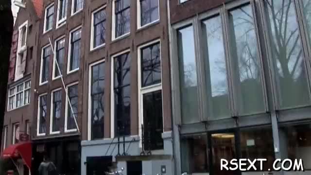 Concupiscent old guy gets it on in the amsterdam redlight district